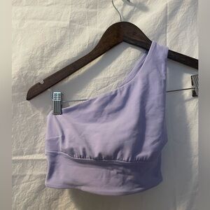 lululemon athletica One-Shoulder Lavender Top